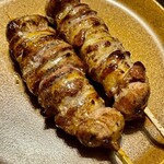 鳥田中 - 黒薩摩鶏のハツ元　いったい何羽分？　これには感謝しかありません