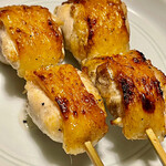 鳥田中 - 熊野地鶏の振袖　焼鳥もとても上手になりましたよね