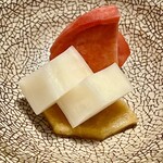 鳥田中 - お新香が出てきたということはそろそろ・・・鍋タイム！