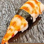 Sushi Igarashi - 車海老です　江戸前とのことですがもちろん天然ではないですね