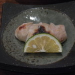 礎 - トラフグの白子　美しいw　大好物です