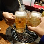 Yakiniku No Watami - 乾杯