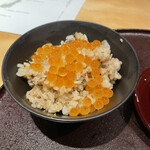 馳走 啐啄一十  - 更にイクラを乗せる