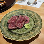 馳走 啐啄一十  - 榊山牛のさがりのたたき