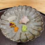 馳走 啐啄一十  - どんどん置かれた刺身達