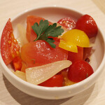 トンテキ食堂8 - トマトのマリネ(250円)