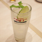 トンテキ食堂8 - 生ライムソーダ(300円)