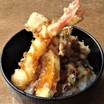 手打そば 藤村 - 天丼