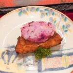 銀座 しのはら - 穴子つと蒸し、柴漬けの飯蒸し
