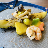 ビュッフェ＆カフェレストラン ナイト＆デイ - 秋メニューの焼きナス。