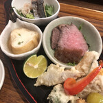 みなみ食堂 - ローストビーフ、信太巻