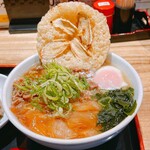 食事処 ニュー因幡 - ごぼ天うどんに玉子トッピング