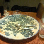 HANAMARU厨房 - 開始50分。ついにバカ盛(3.5kg)完食。僕は25人目の達成者になりました！