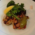 デイリー - 12月15日　Ｃランチ　三河鶏と厚切りベーコンのグリル