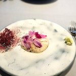 RiVi - 5品目.ローストオマール海老 アメリケーヌソース ビーツエスプーマ ラディッシュ 山葵