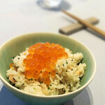 RiVi - 8.秋鮭炊き込みご飯 イクラのせ