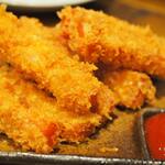 卓 - つまみハムカツその３