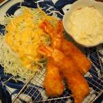 卓 - エビフライその２