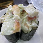 亀正くるくる寿司 - 2021年12月3日 ホッキサラダ