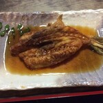 三ツ角屋 - お魚定食：フグのから揚げ