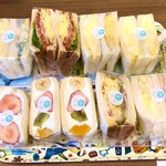 sandwich cafe 穂風 - 料理写真:今回購入のサンド色々〜！