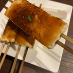 Asuwayama Atarashiya - 木の芽豆腐でんがく3本 ¥350
