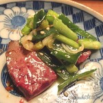 炭火焼肉 福わらひ - 素敵なニラレバー