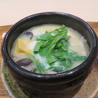 御所南 かまた - 白味噌仕立ての茸の小鍋