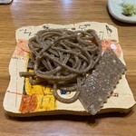 手打ち蕎麦・鮨 いまふく - 熟成在来種石臼手挽の玄挽きは強烈な香り