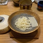 手打ち蕎麦・鮨 いまふく - 更科熱盛り熱汁