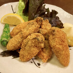 竹うち - 牡蠣フライ。揚げ物も美味しいよ！