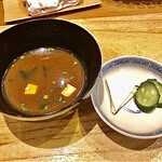 天ぷら たけうち - 赤出汁 香物