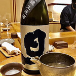 天ぷら たけうち - 旦 山廃純米 無濾過生原酒