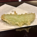 天ぷら たけうち - スナップエンドウ