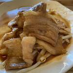 食堂コヨミ - はぎちくポーク(バラ&もも肉)の生姜焼き