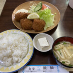 醍醐食堂 - 白身フライ定食1,000円