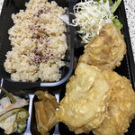 食堂コヨミ - はぎちくポークのレンコン挟みあげお弁当