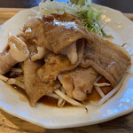 食堂コヨミ - はぎちくポーク(バラ&もも肉)の生姜焼き