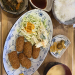 厚澤 - カキフライ定食