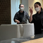 銀座 大石 - イェーイ☆笑