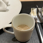 銀座 大石 - いつものバター茶でお腹を温めます♪