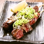 炭火と笑いの台所 とりすけ 難波本店 - レバーねぎ塩