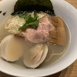 麺屋 猪一 - 浅利と蜆の塩そば