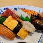 Sushimi - 令和3年12月 ランチタイム
                        にぎり定食 850円
