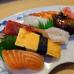 Sushimi - 令和3年12月 ランチタイム
                        にぎり定食 850円