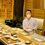 日本橋 蕎ノ字 - ◎店主の鈴木さんは静岡島田市のご出身。