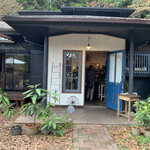 咲くカフェ - お洒落な入り口