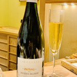 日本橋 蕎ノ字 - ◎ジャック・セロス　ブリュット　イニシャル　ブラン・ド・ブラン（仏・シャンパーニュ）