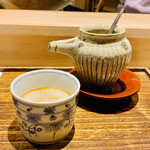 日本橋 蕎ノ字 - ◎蕎麦湯はトロトロ。