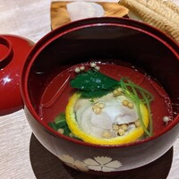 麺屋割ぽう ツクリ茸 - 鶏油がかけられてて碗とゆうよりかは鶏スープって感じでしたよ　